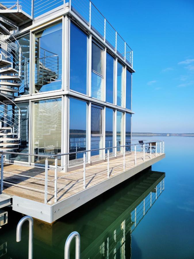 Schwimmende Ferienwohnung Sundowner Elsterheide Exterior foto
